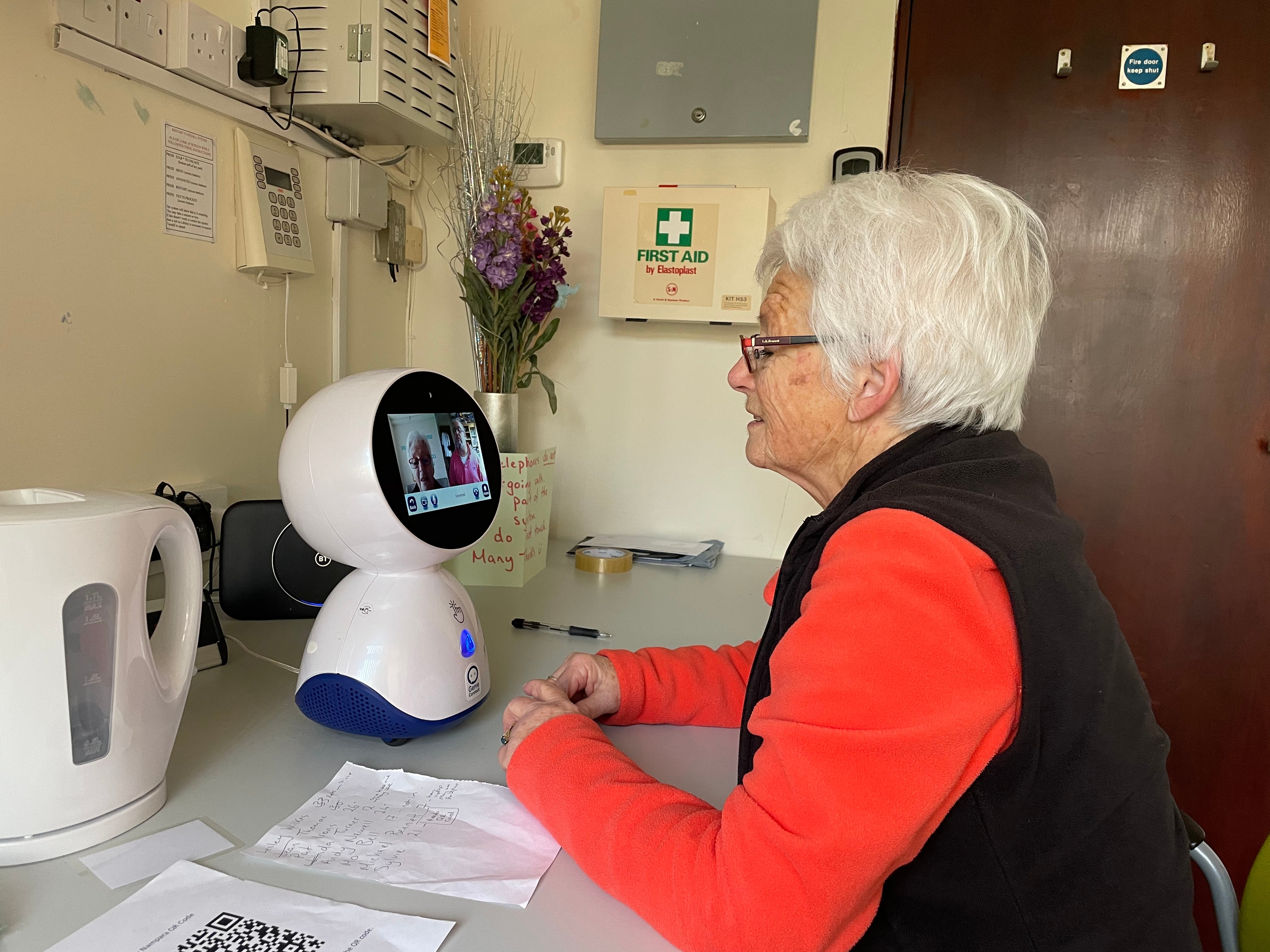 Pat Irons with Andy Support Cornwall Housing 2 Chy Nampara